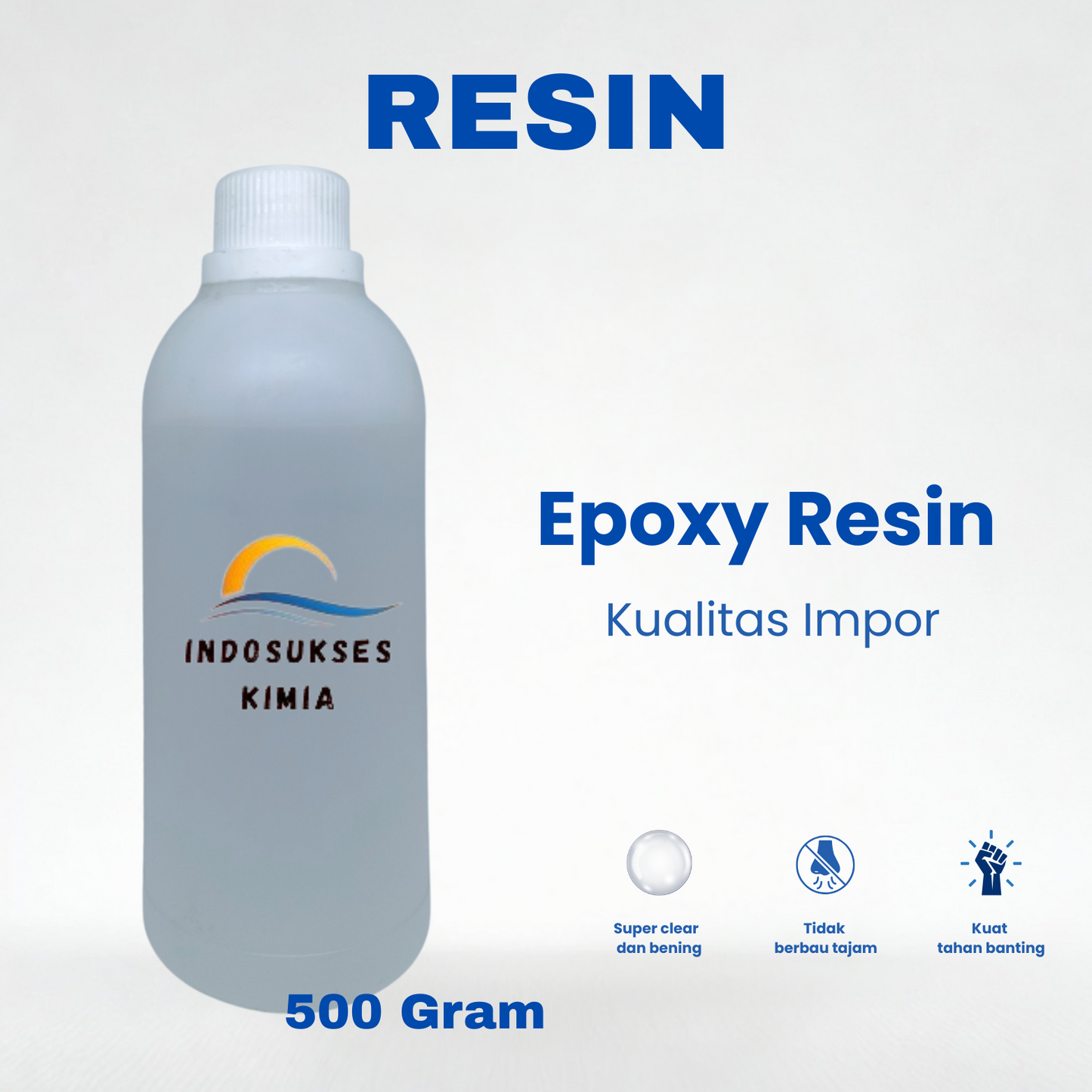 Epoksi Resing Bening 500 Gram