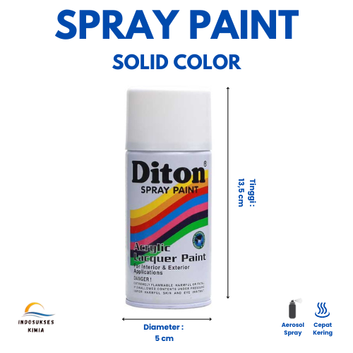 Cat Semprot Diton Warna Standart / Diton Spray Paint / Solid Color 150 cc