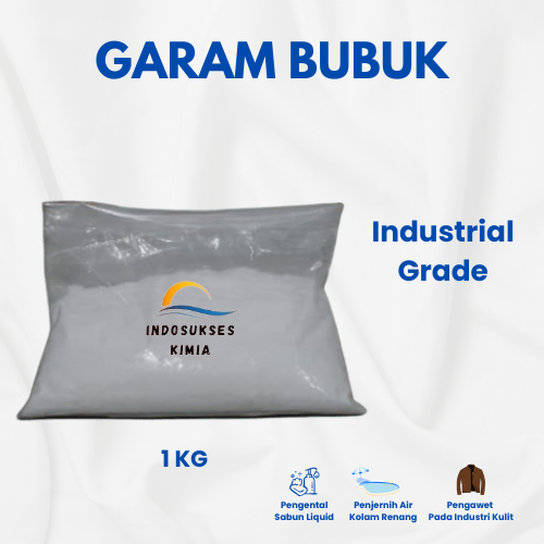 Garam NaCl / Garam Industri Non Yodium - 1 Kg
